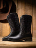 Men's Cowboy Boots Leather Western Style Rugged Comfortable Durable